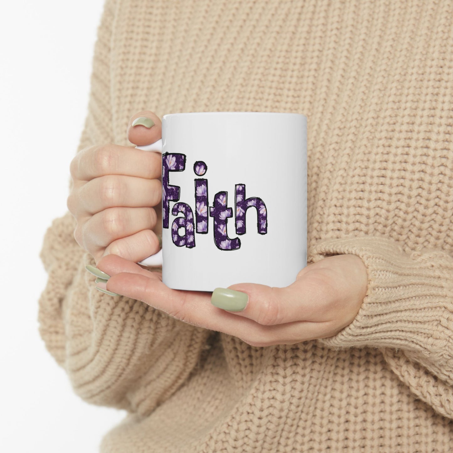 Faith Ceramic Mug Right Handers