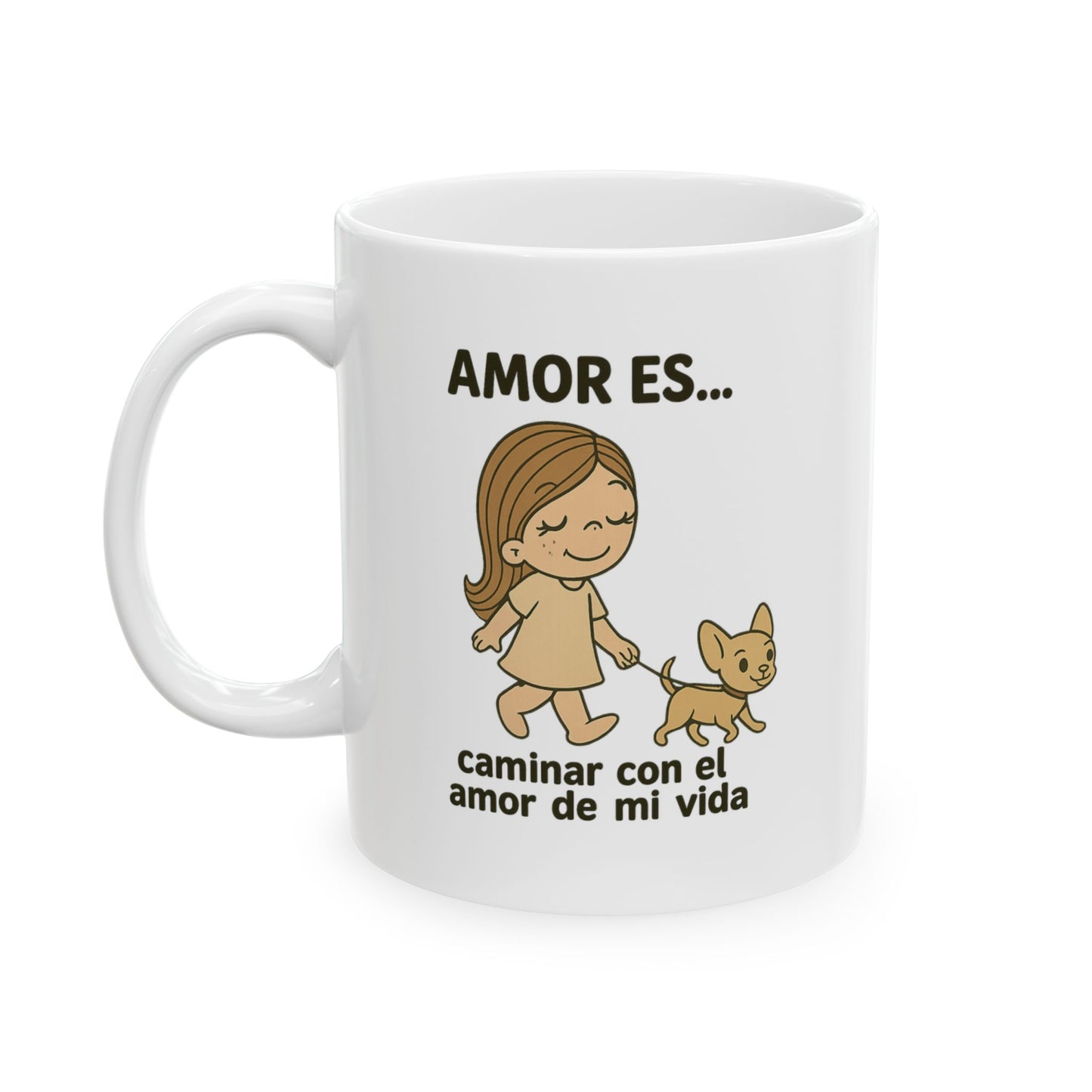 Amor es con el amor de mi vida Ceramic Mug