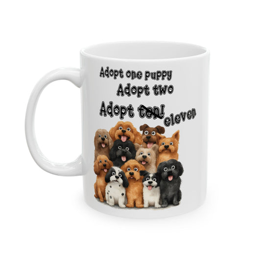 Adopt a Pet Love Ceramic Mug