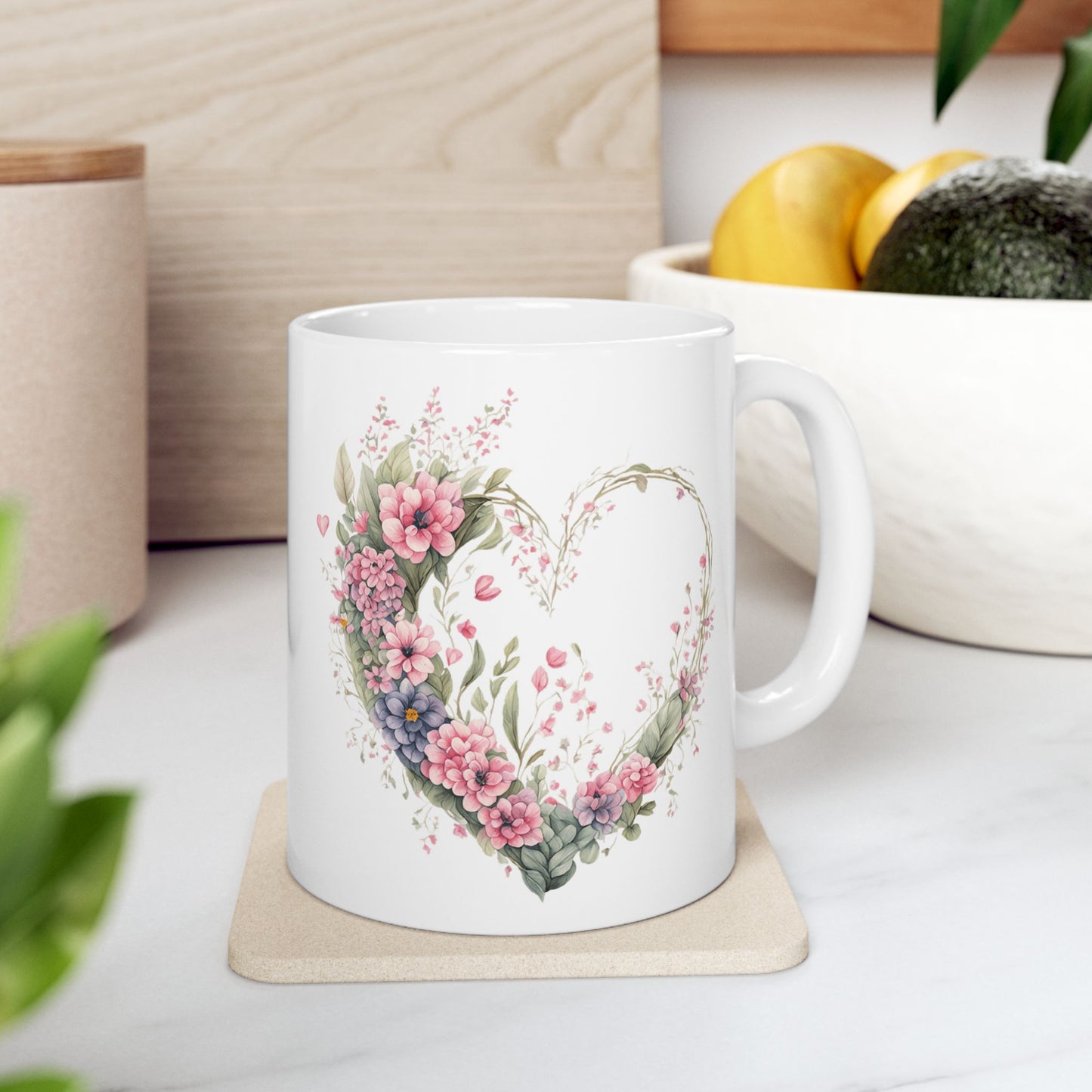 Vestida de Fortaleza Ceramic Mug Left Handers