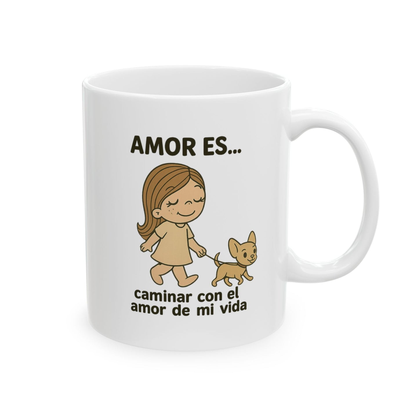 Amor es con el amor de mi vida Ceramic Mug