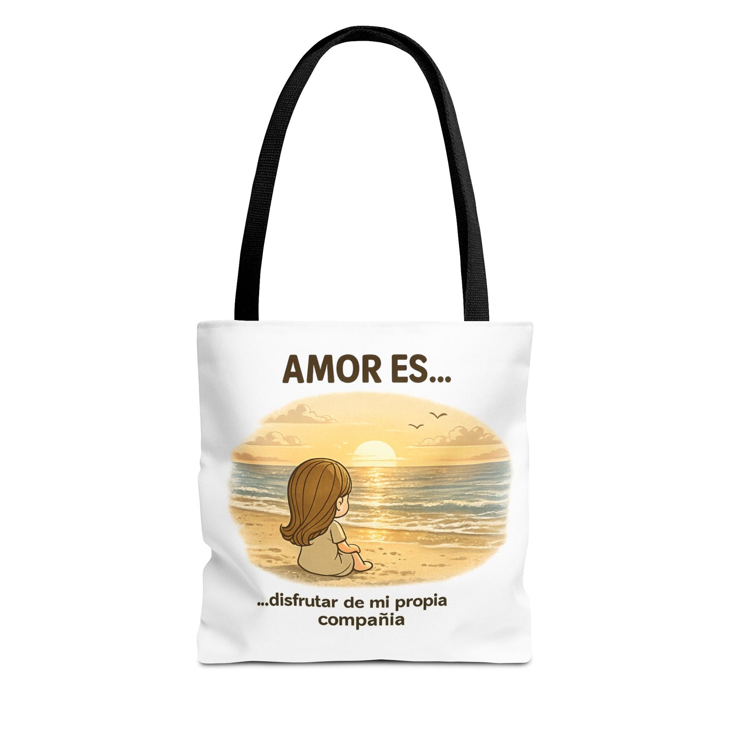 "Amor Es disfrutar de mi propia compañía Tote Bag