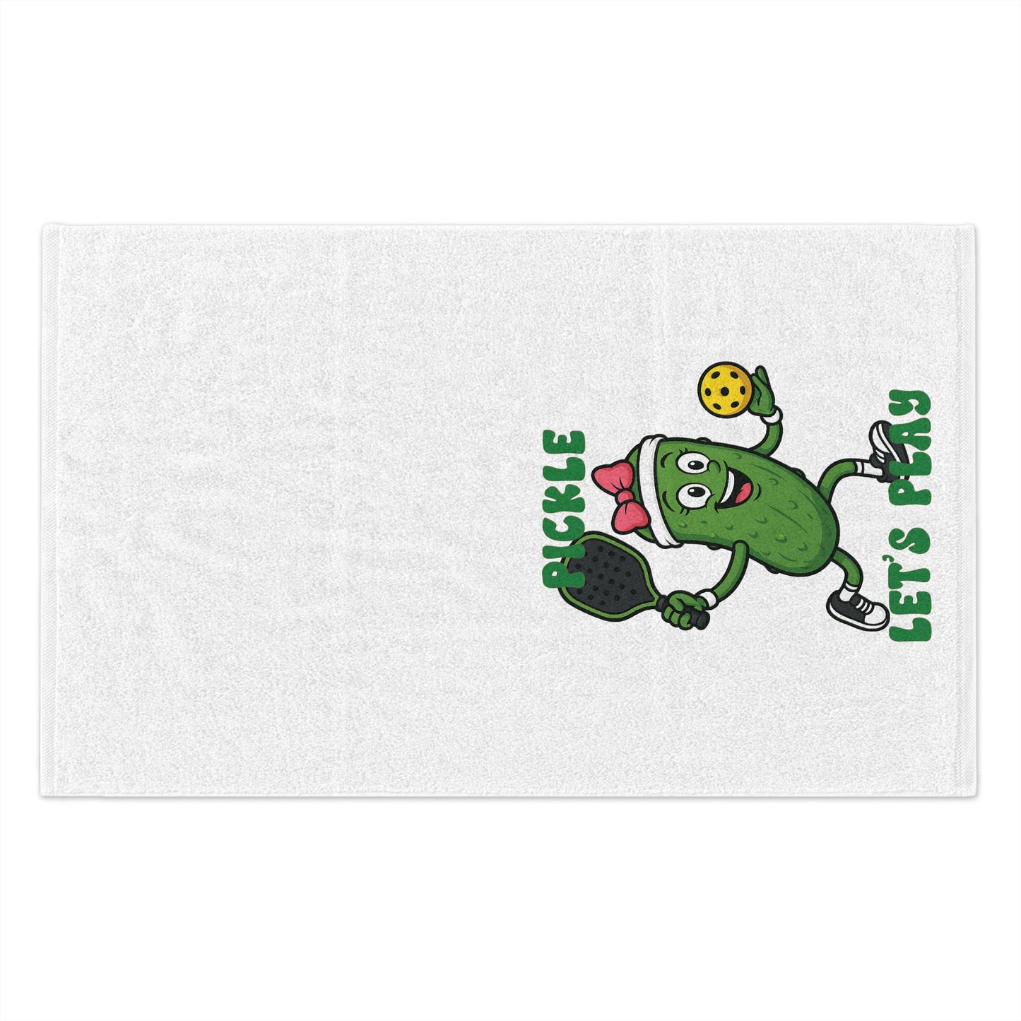 "Pickle Let's Play Ladies" Cotton Sports Towel