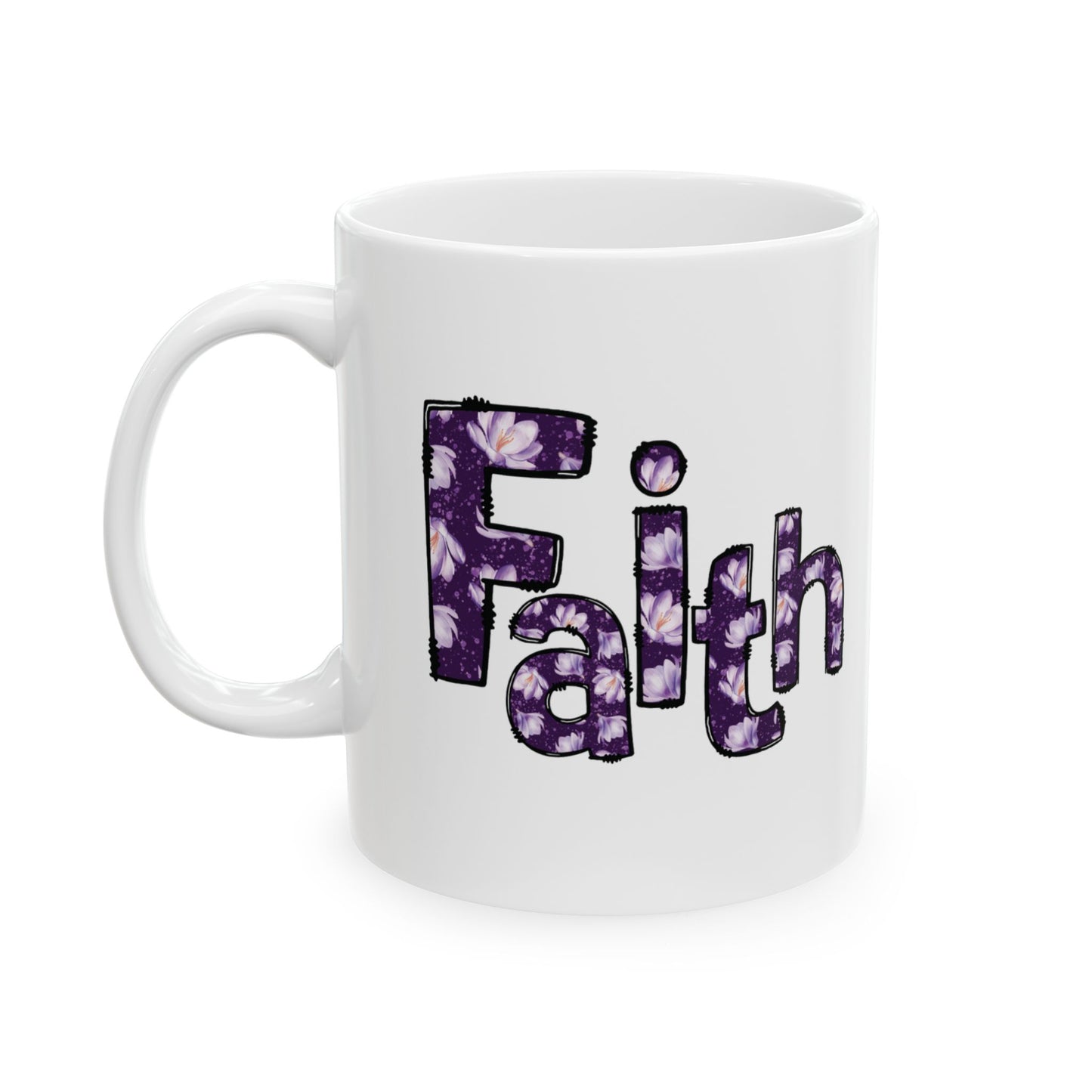 Faith Ceramic Mug Right Handers