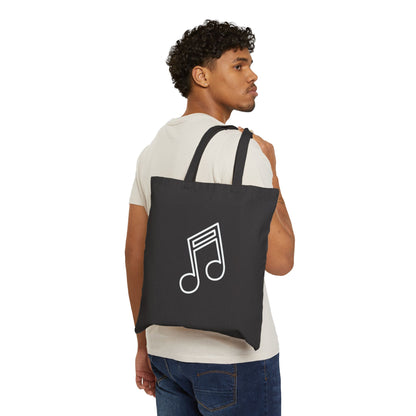 La Vida es Música Canvas Tote Bag