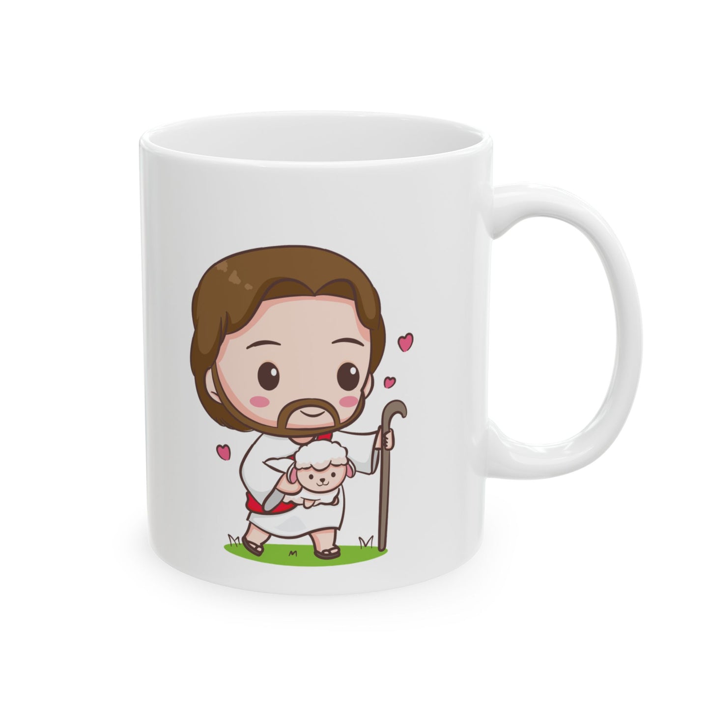 He left the 99 Ceramic Mug Left Handers