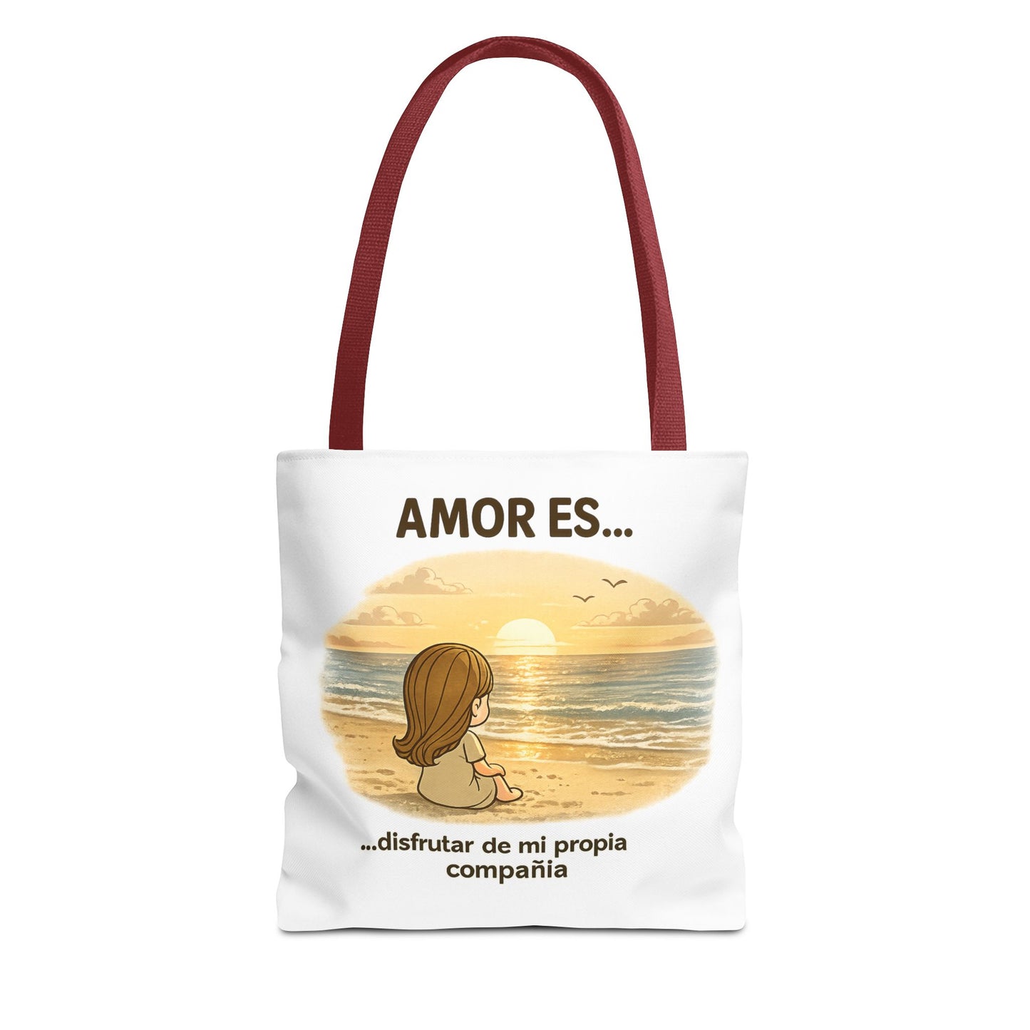 "Amor Es disfrutar de mi propia compañía Tote Bag