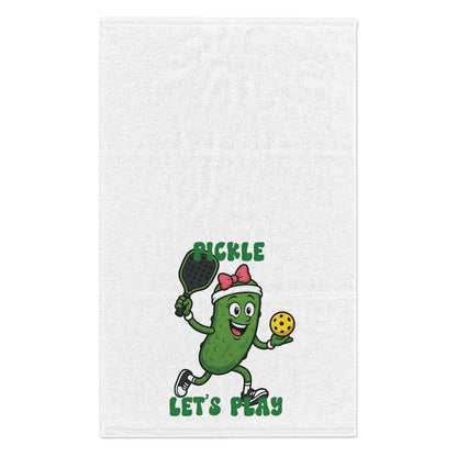 "Pickle Let's Play Ladies" Cotton Sports Towel