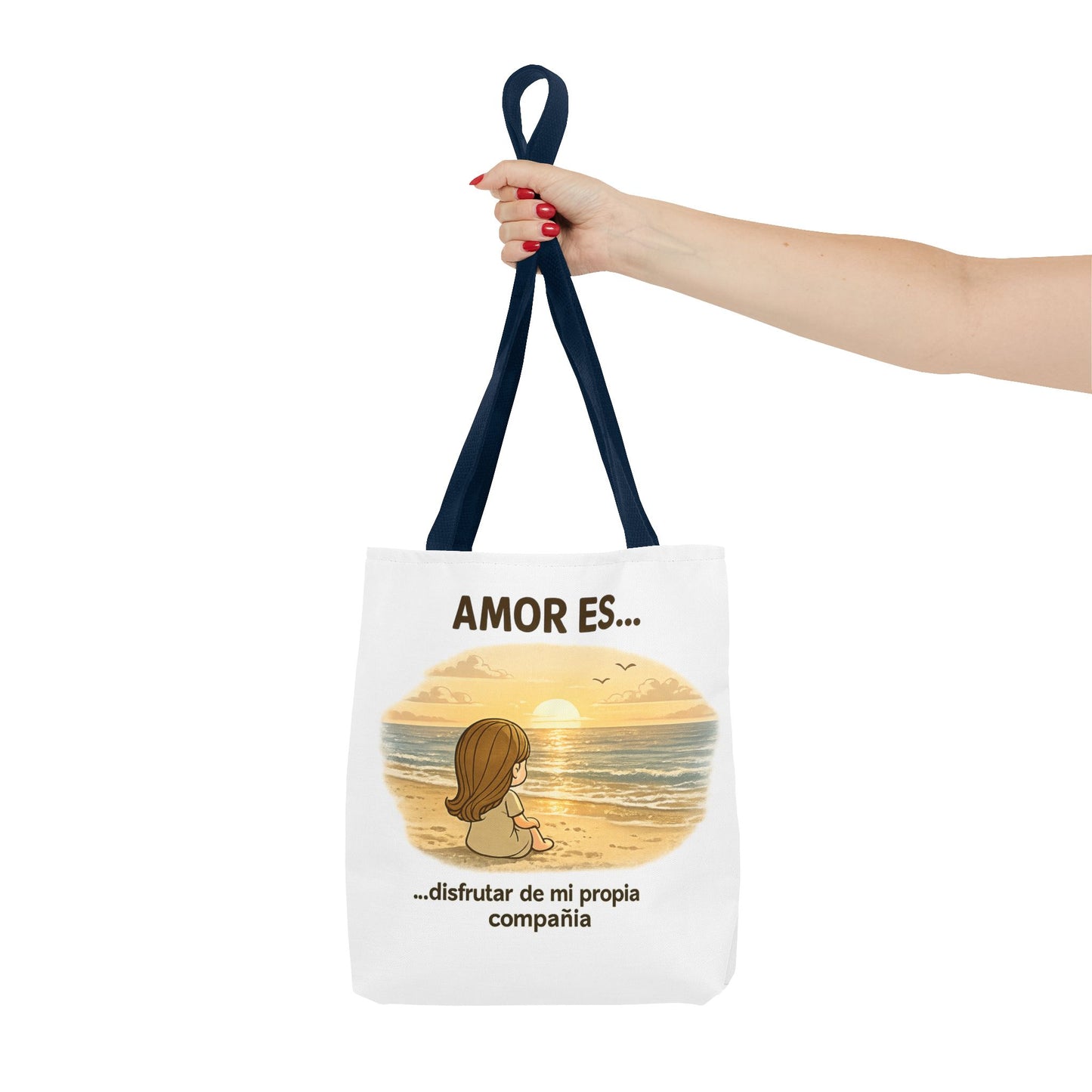 "Amor Es disfrutar de mi propia compañía Tote Bag