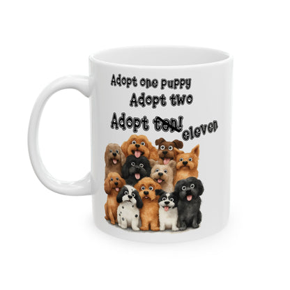 Adopt a Pet Love Ceramic Mug