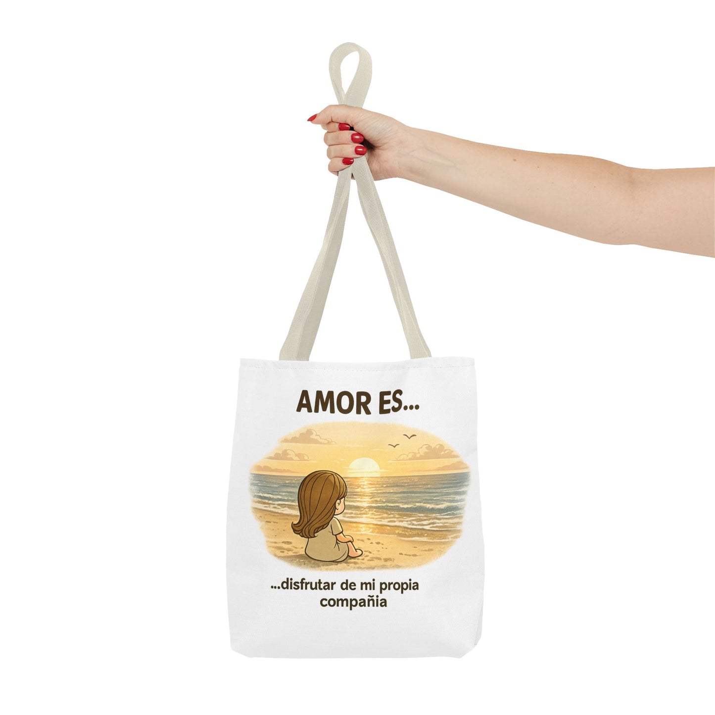 "Amor Es disfrutar de mi propia compañía Tote Bag