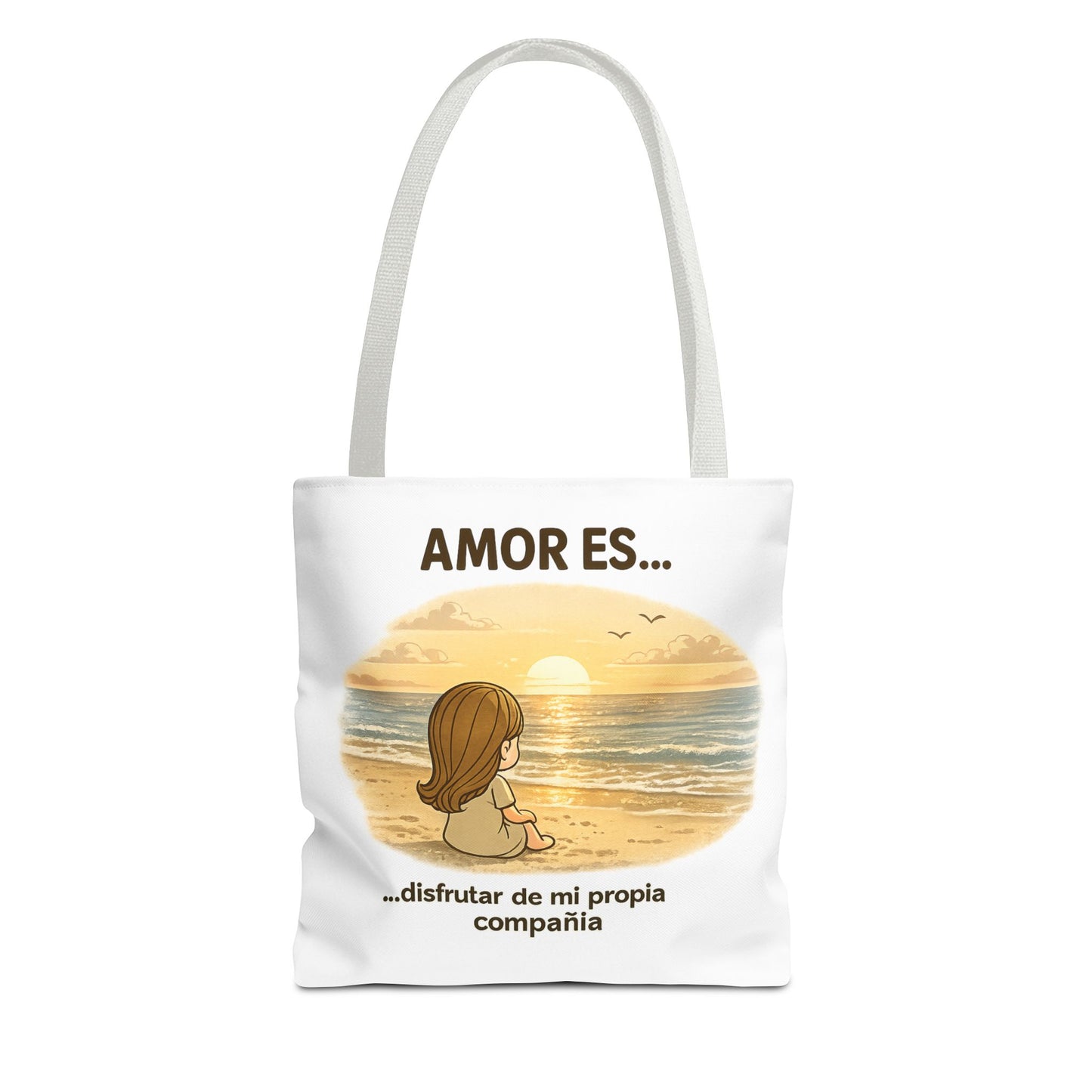 "Amor Es disfrutar de mi propia compañía Tote Bag