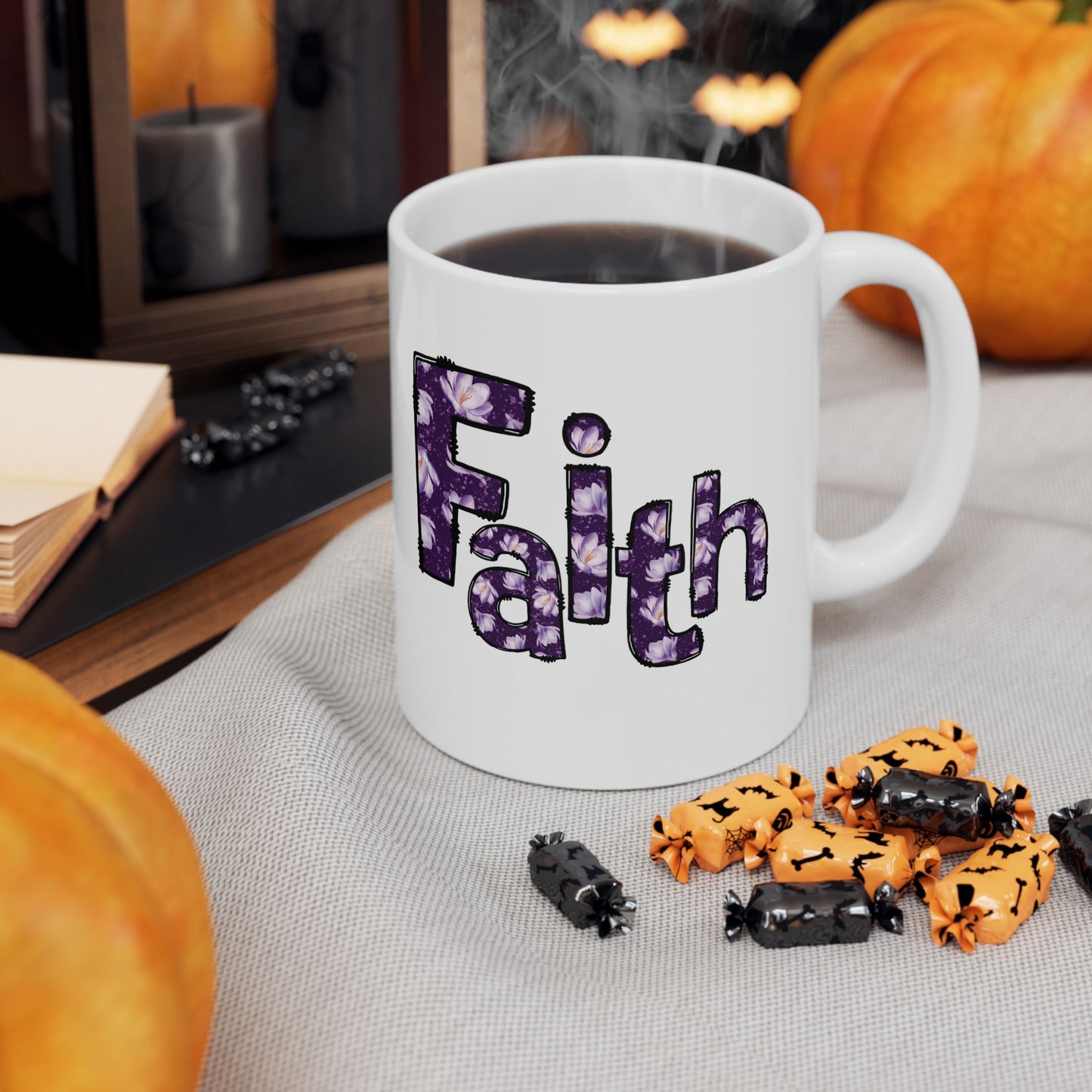 Faith Ceramic Mug Left Handers