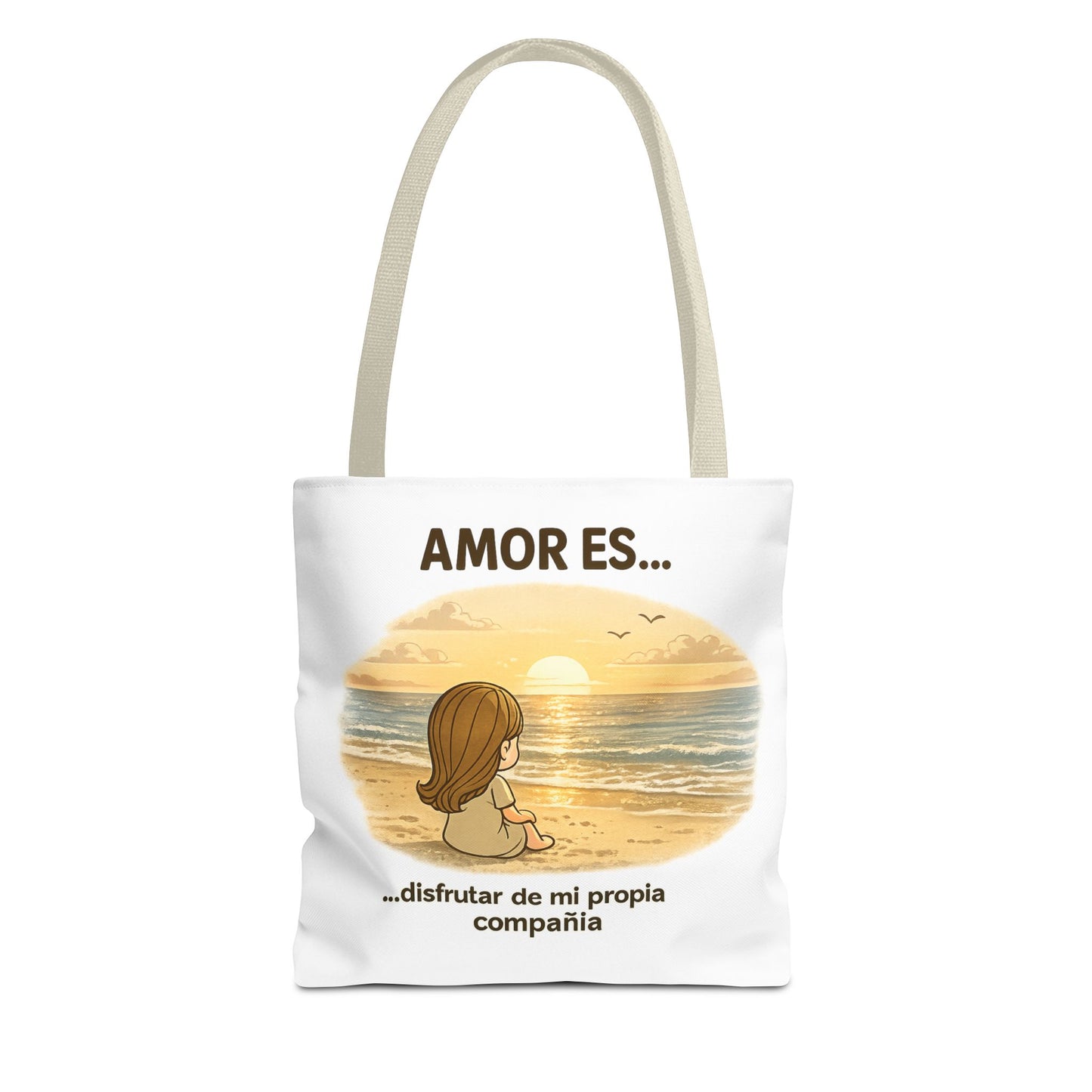 "Amor Es disfrutar de mi propia compañía Tote Bag