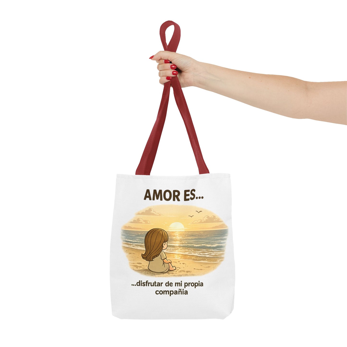 "Amor Es disfrutar de mi propia compañía Tote Bag