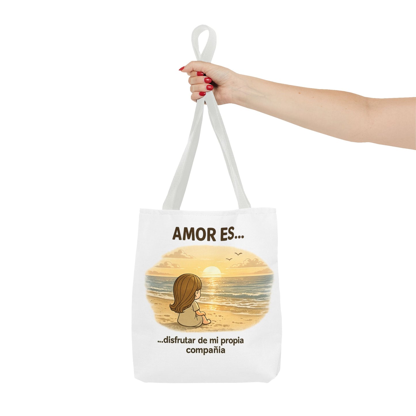 "Amor Es disfrutar de mi propia compañía Tote Bag
