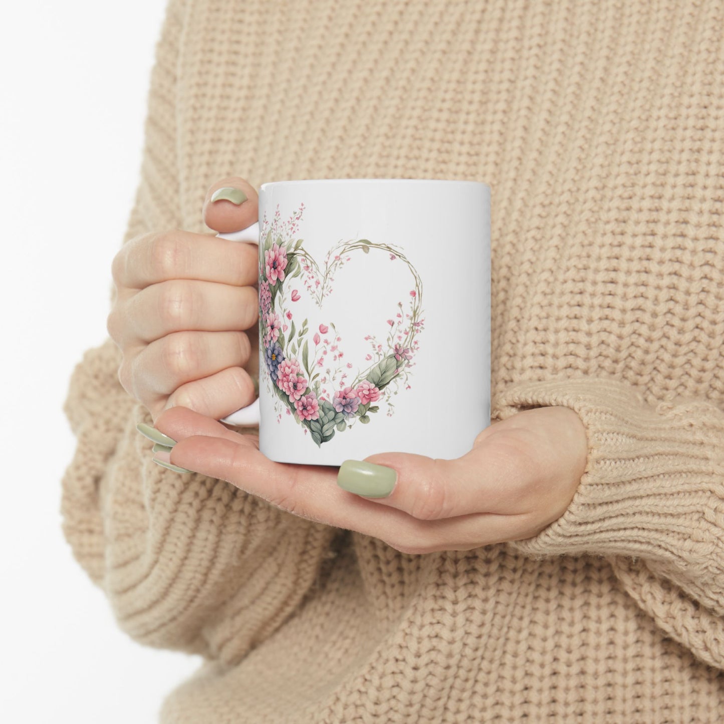 Vestida de Fortaleza Ceramic Mug Right Handers