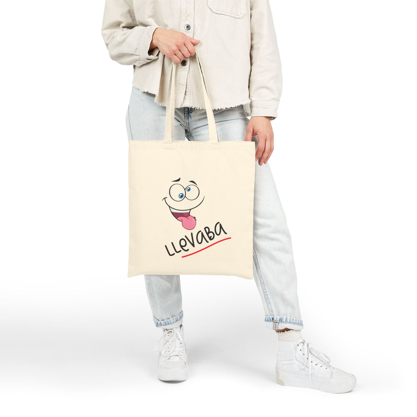 Aquí llevo el coquito Canvas Tote Bag