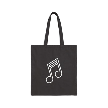 La Vida es Música Canvas Tote Bag